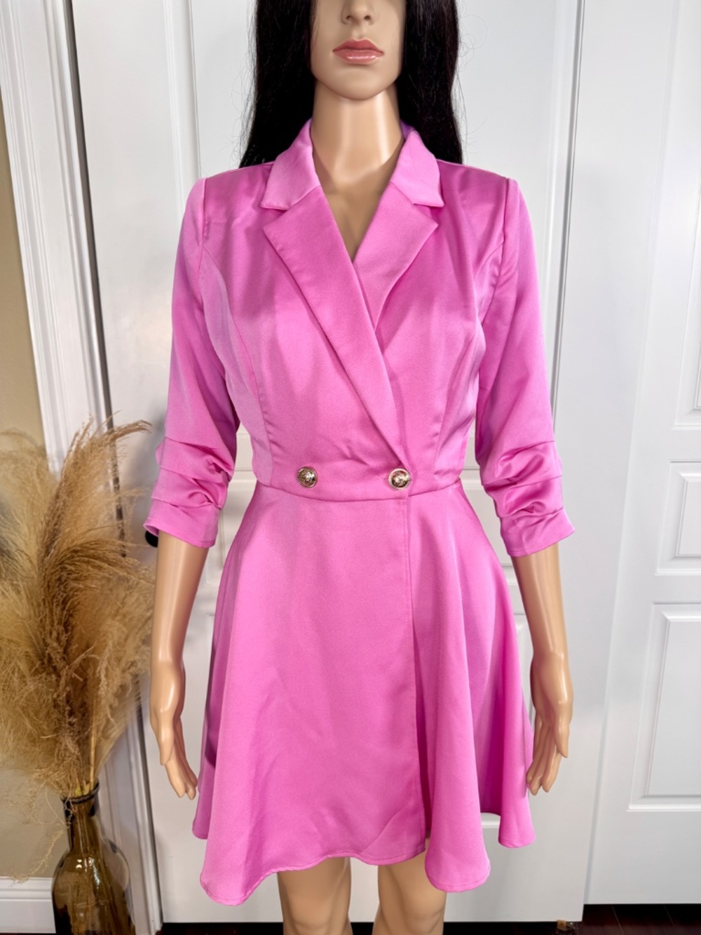 SET OF TWO FIT AND FLARE WRAP MINI DRESSES SIZE SMALL - NWOT - Picture 10 of 16